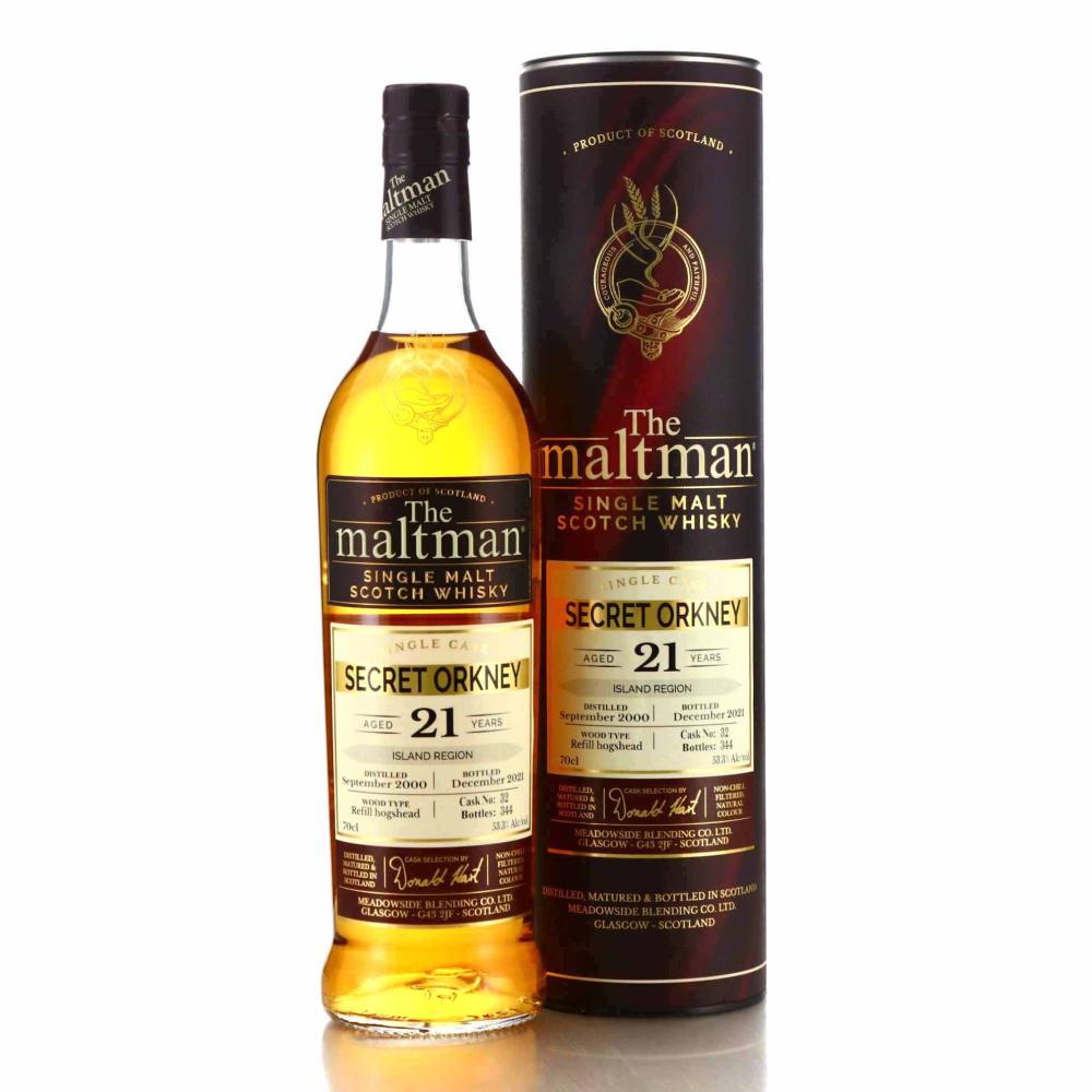 Orkney Single Malt 2000 Maltman 21 Year Old