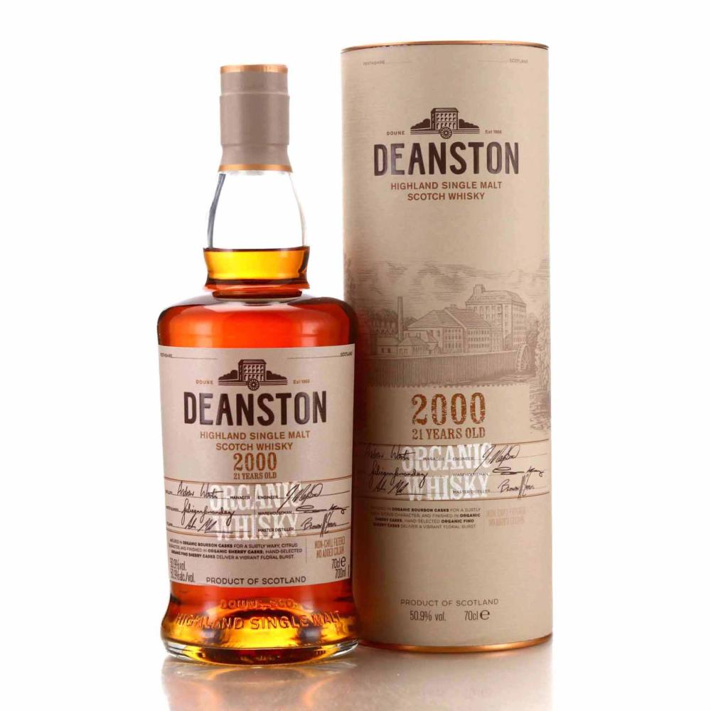 Deanston 2000 Organic Whisky 21 Year Old