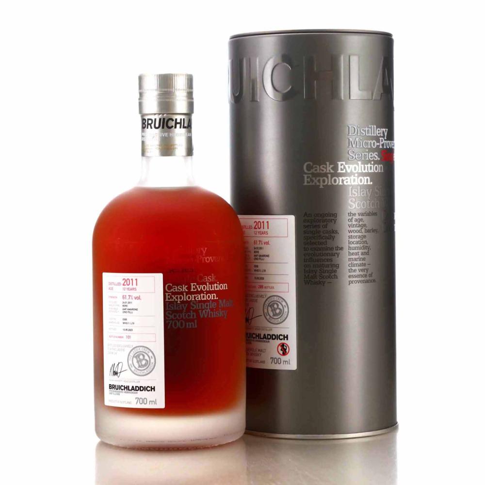 Bruichladdich 2011 Micro Provenance Single Cask 12 Year Old #03000 / UK Laddie Crew