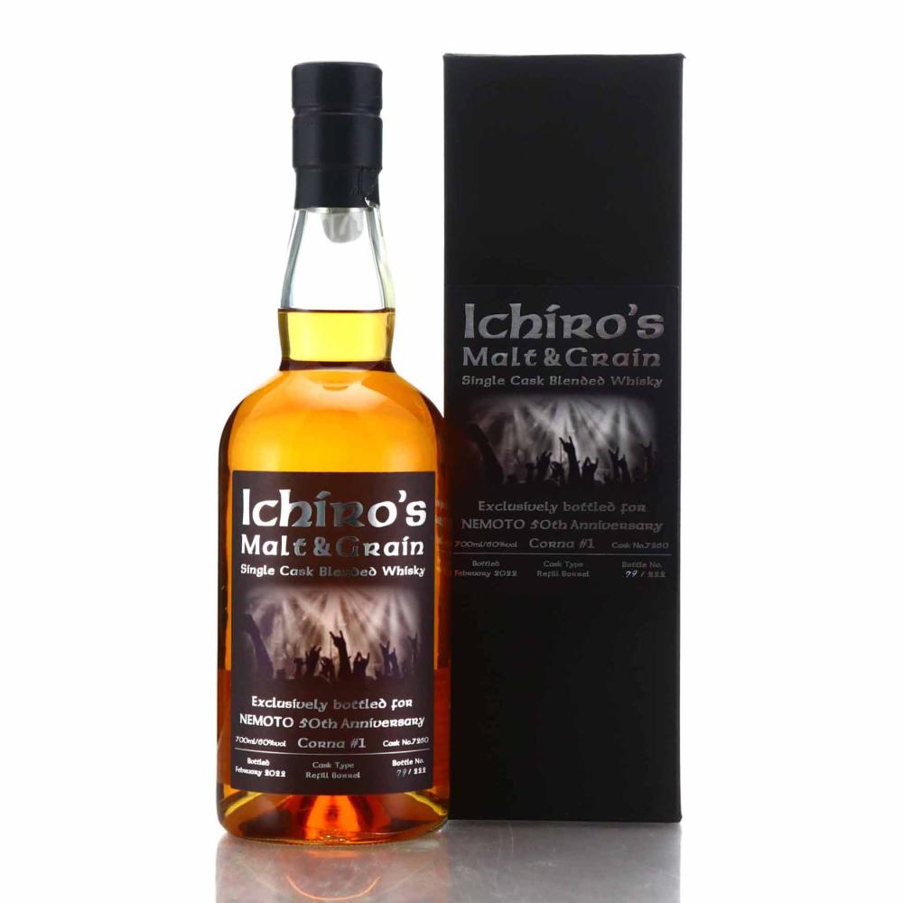 Ichiro's Malt and Grain World Blend Single Cask #7260 / Nemoto 50th Anniversary