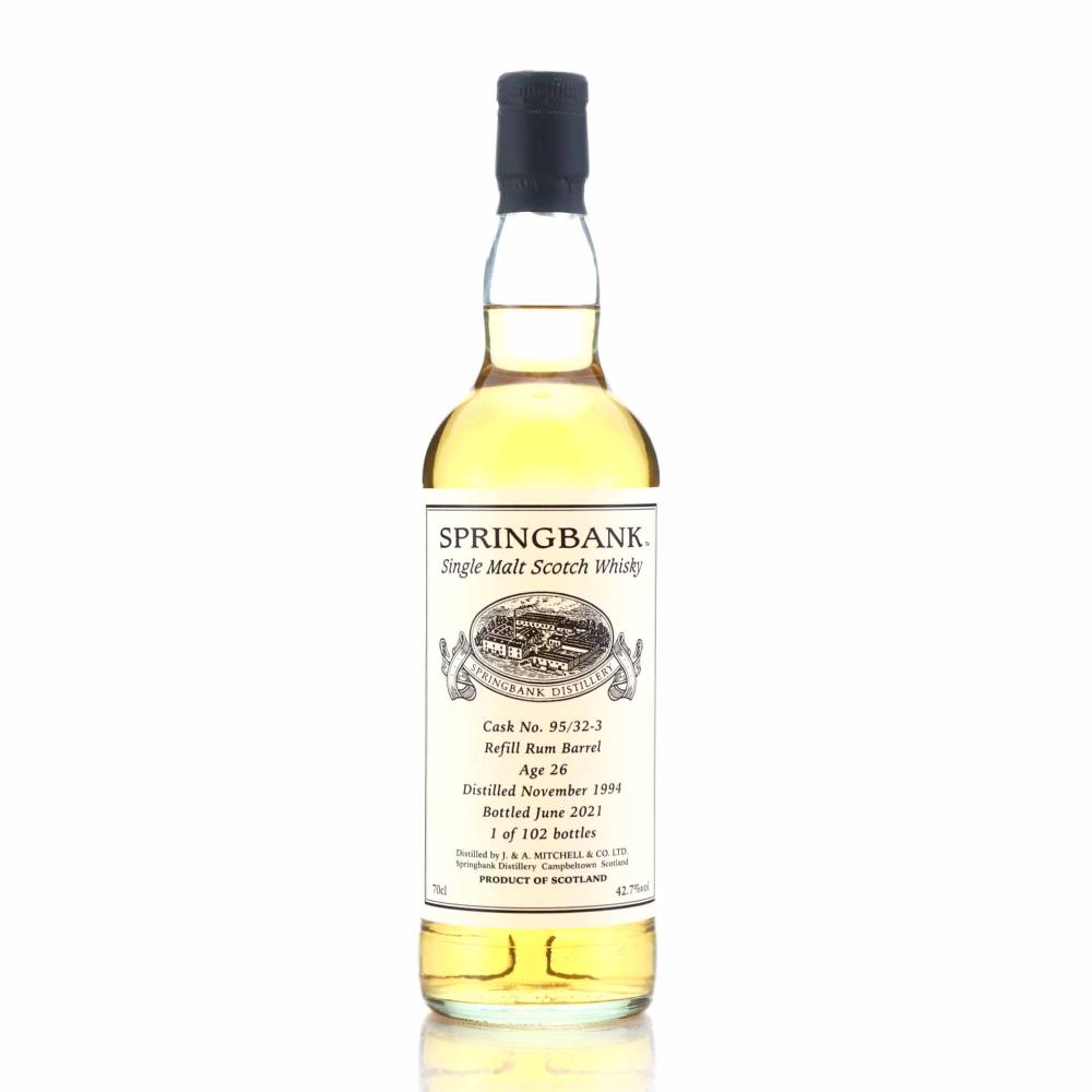 Springbank 1994 Private Rum Cask #95/32-3 26 Year Old