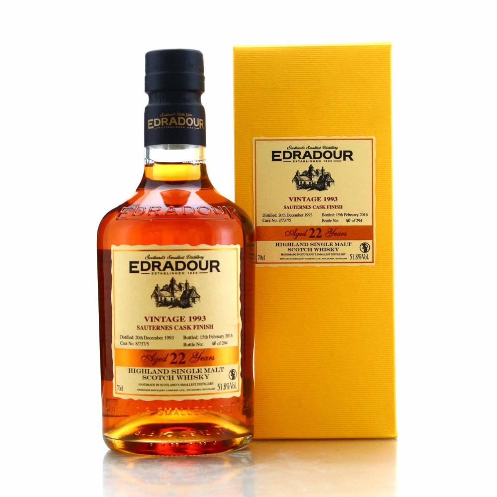 Edradour 1993 Single Sauternes Cask Finish 22 Year Old #8/737/5