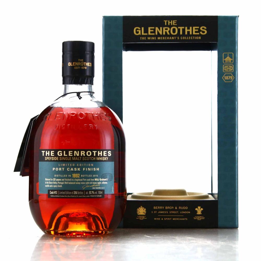 Glenrothes 1992 Single Port Cask Finish 23 Year Old #13 / Graham's