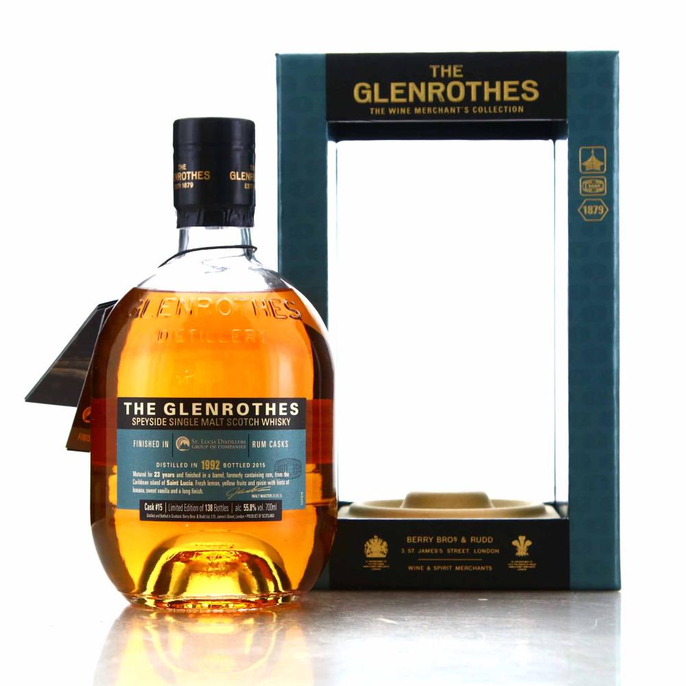 Glenrothes 1992 Single Rum Cask Finish 23 Year Old #15 / St Lucia