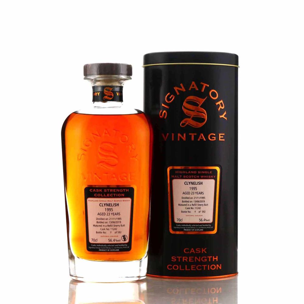 Clynelish 1995 Signatory Vintage 23 Year Old Cask Strength / Bottle No.1