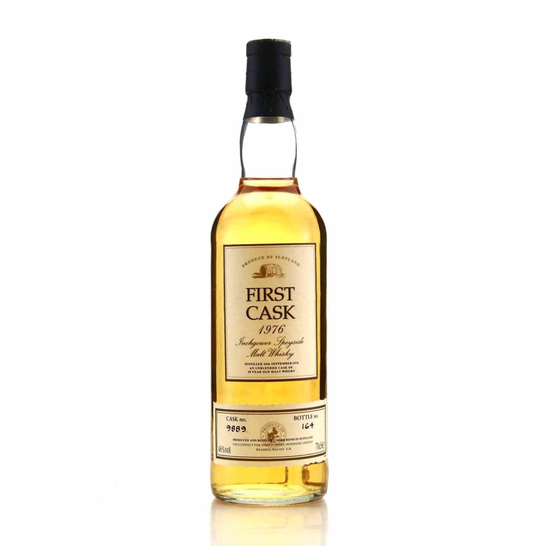 Inchgower 1976 First Cask 18 Year Old #9889
