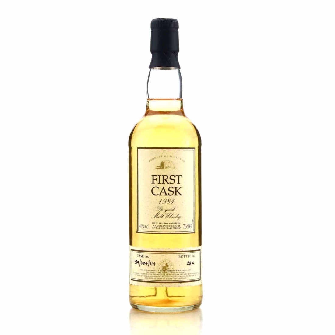 Convalmore 1981 First Cask 16 Year Old #89/604/114