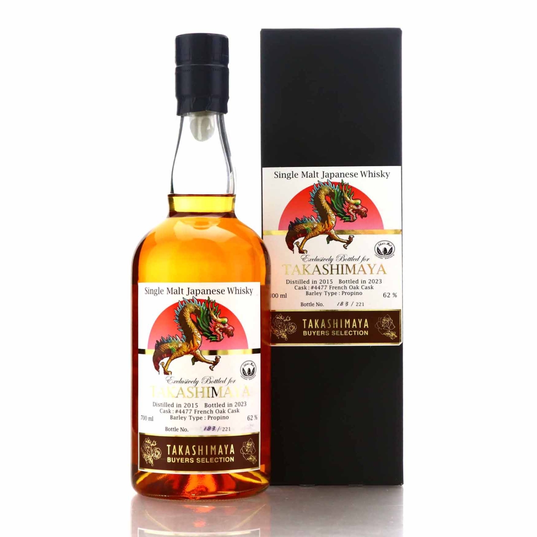 Chichibu 2015 Single Cask #4477 / Takashimaya