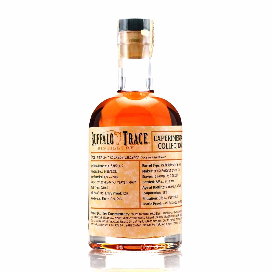 Buffalo Trace 2012 Experimental Collection 9 Year Old 37.5cl / Peated Malt
