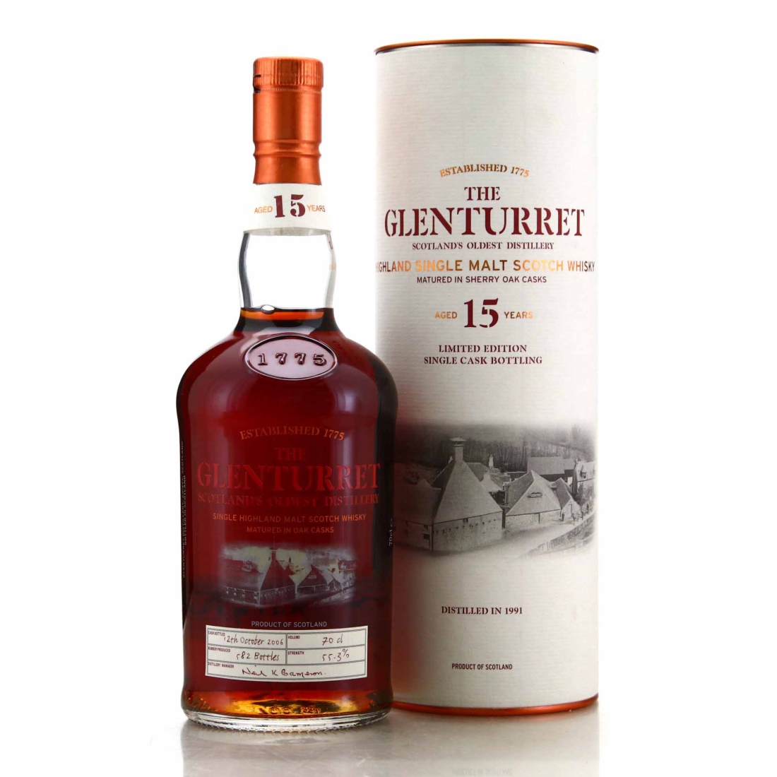Glenturret 1991 Single Sherry Cask 15 Year Old #638