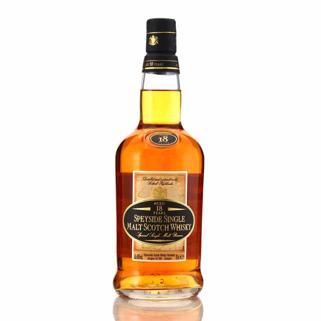 Speyside Single Malt 18 Year Old Clydesdale Scotch Whisky Company