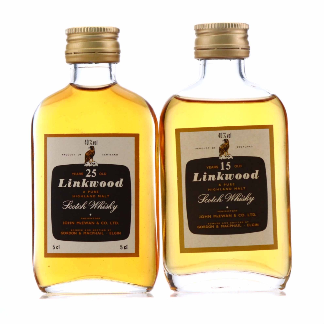 Linkwood Miniatures x 2 includes 25 Year Old