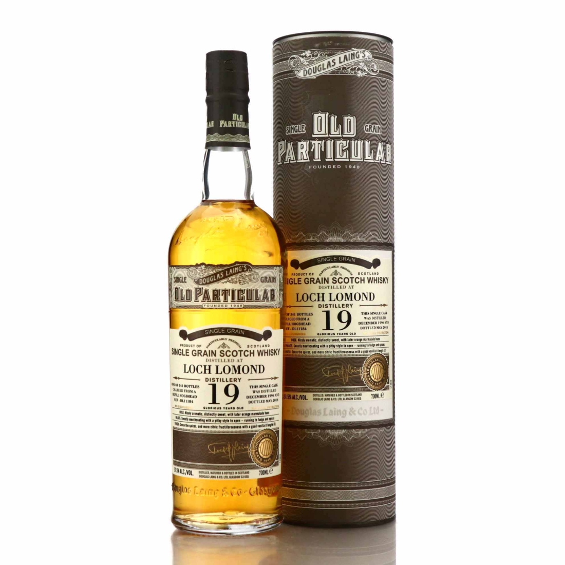 Loch Lomond 1996 Douglas Laing 19 Year Old Single Grain