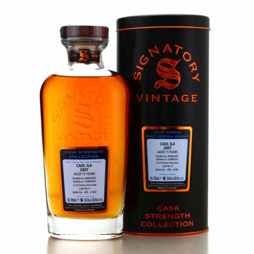 Caol Ila 2007 Signatory Vintage 15 Year Old Cask Strength #4