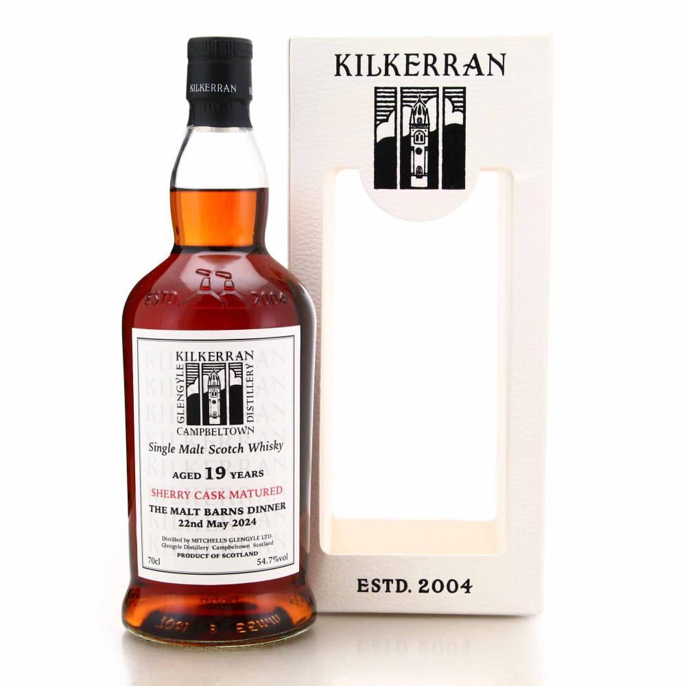 Kilkerran 19 Year Old Sherry Cask Malt Barns Dinner 2024
