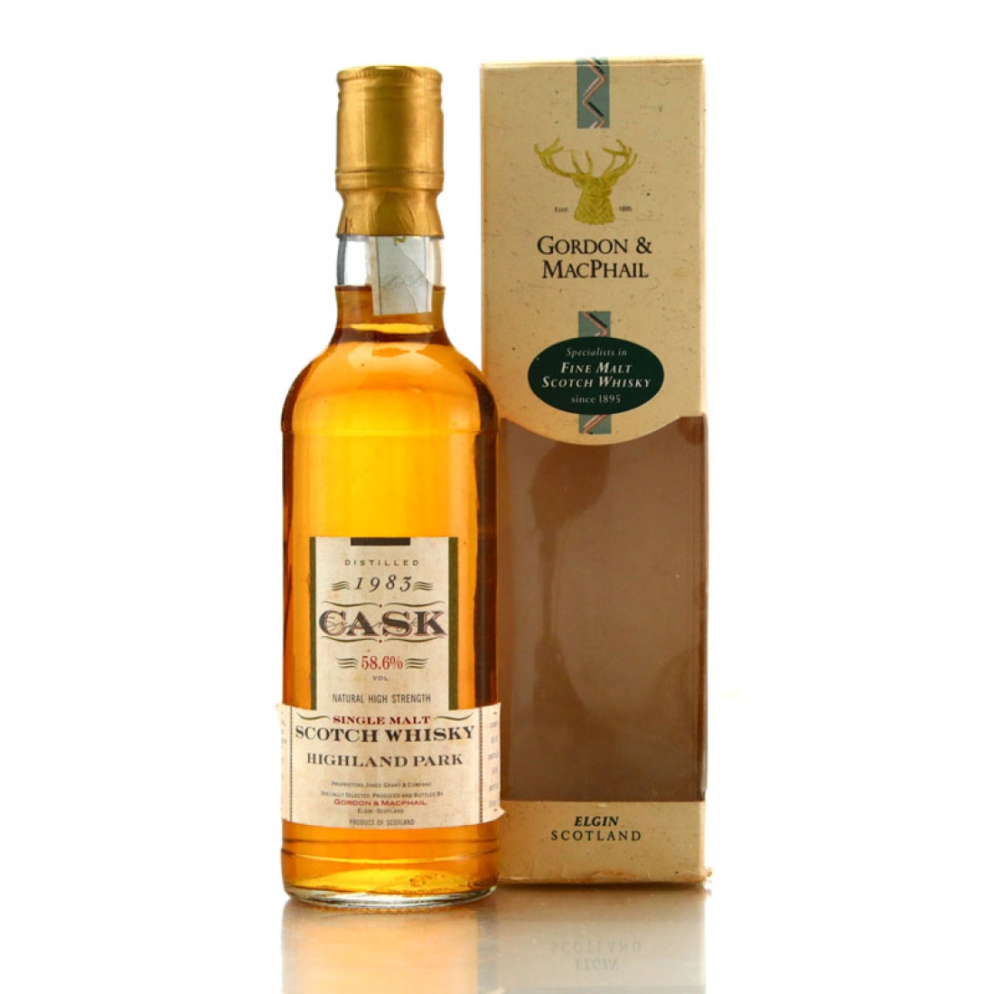 Highland Park 1983 Gordon and MacPhail Cask Strength 35cl