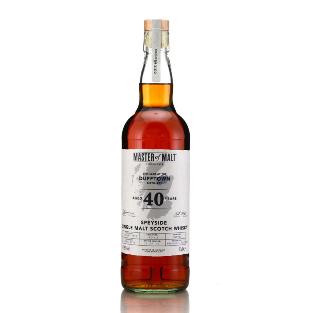 Dufftown 1978 Master of Malt 40 Year Old