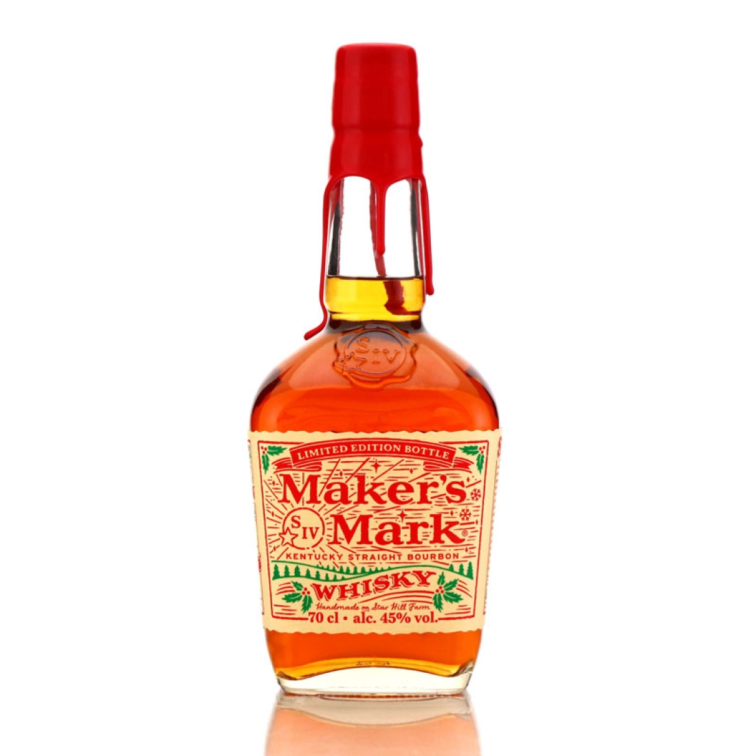 Maker's Mark Kentucky Straight Bourbon 70cl / Christmas Edition