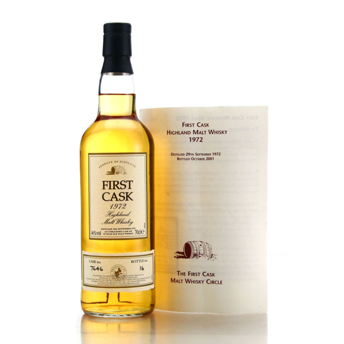 Glencadam 1972 First Cask 29 Year Old #7646