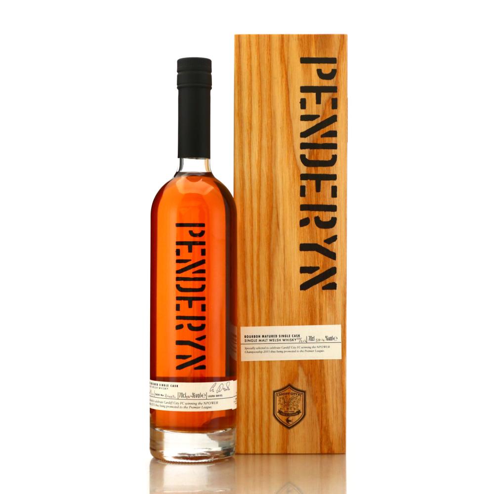 Penderyn Single Bourbon Cask #B402 / Cardiff City FC
