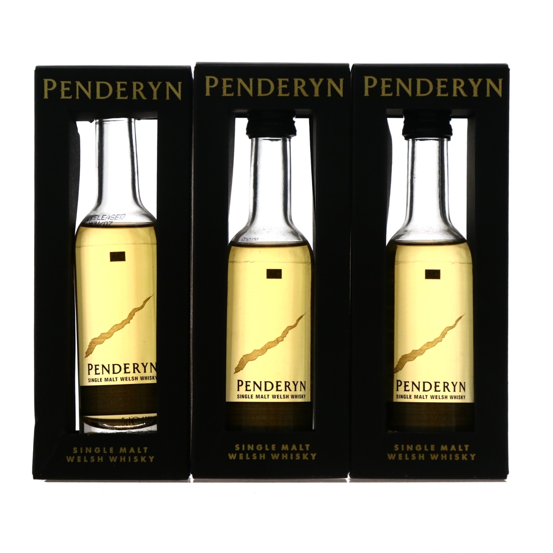 Penderyn Madeira Finish Miniature x 3