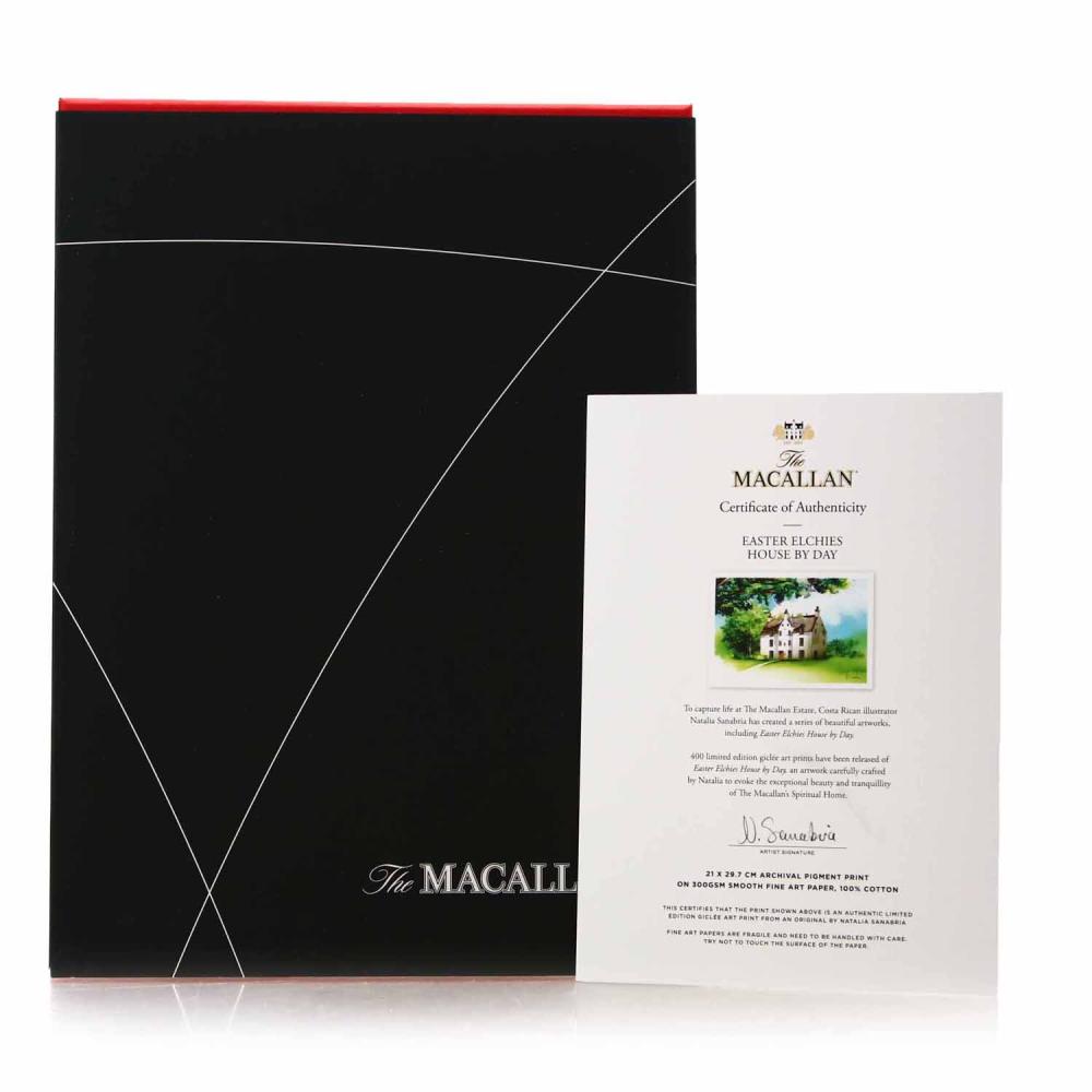 Macallan Easter Elchies House by Day Print by Natalia Sanabria