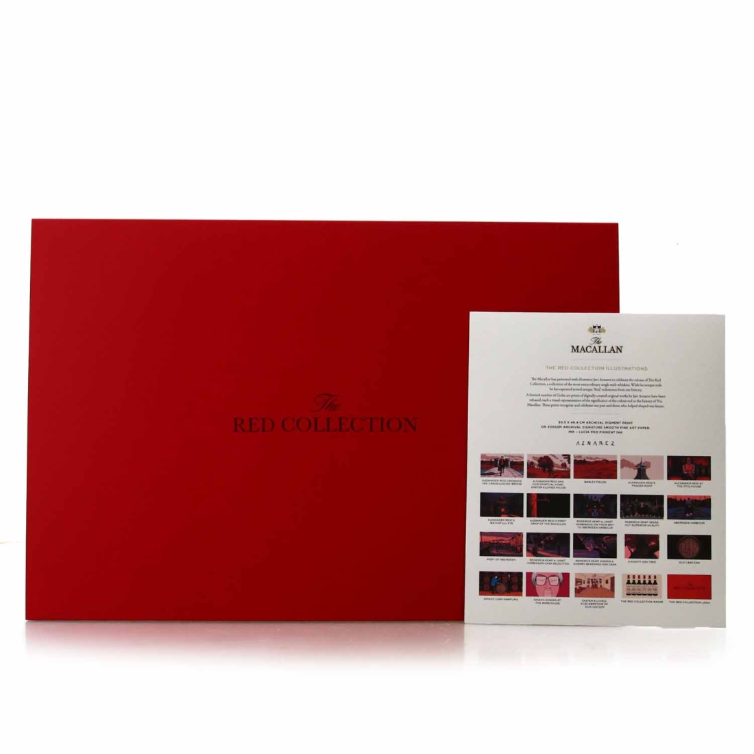 Macallan Red Collection Javi Aznarez Illustrations Box Set