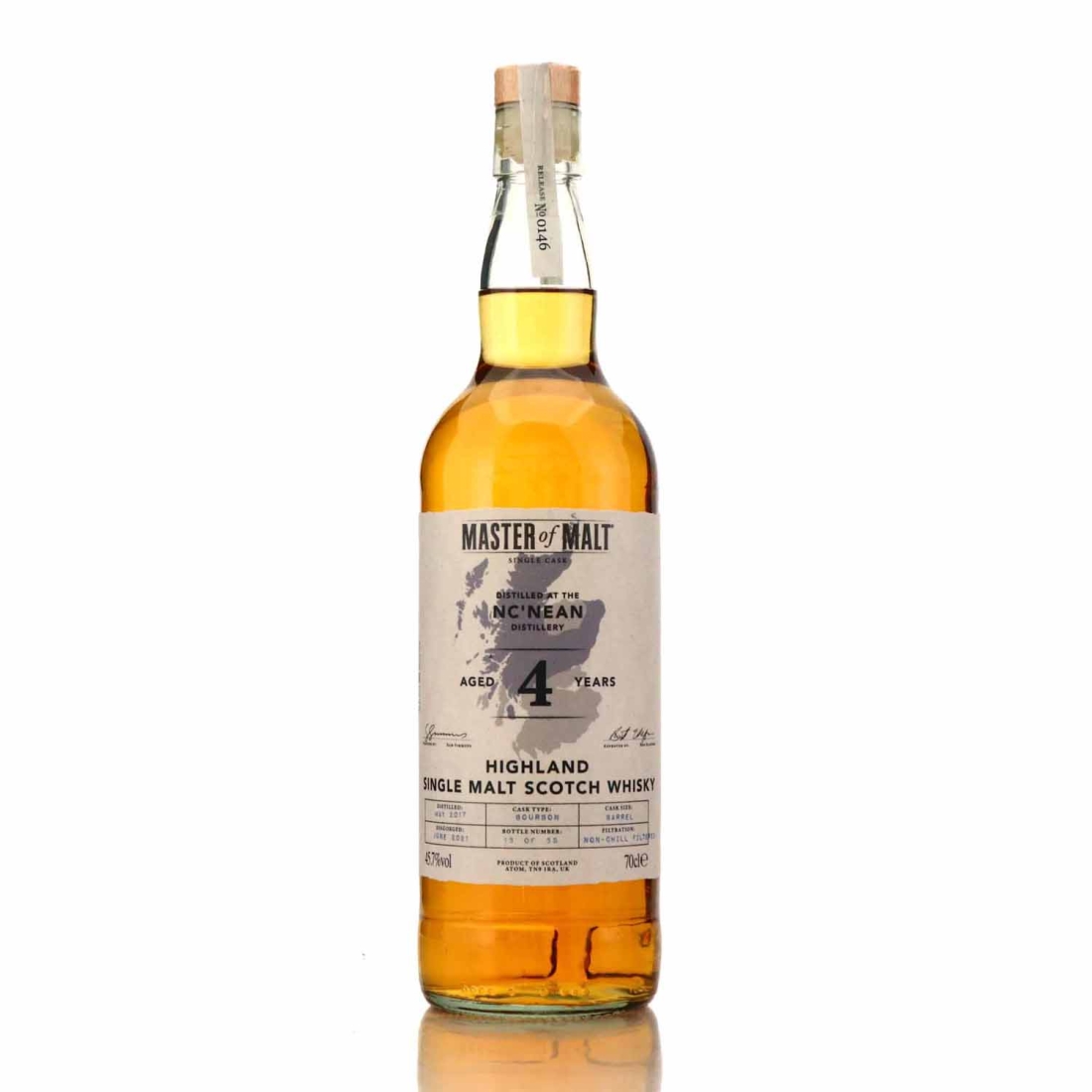 Nc'nean 2017 Master of Malt 4 Year Old