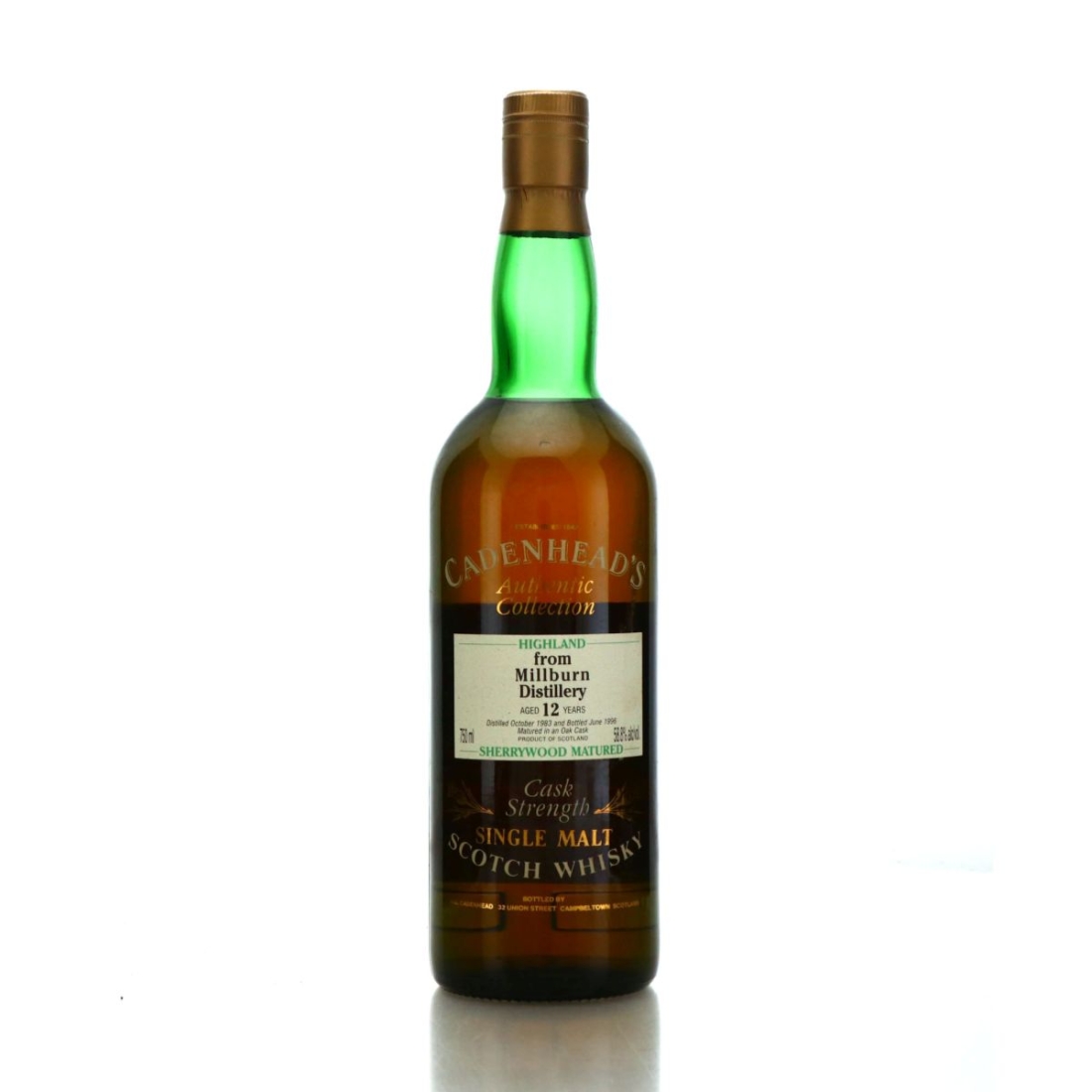 Millburn 1983 Cadenhead's 12 Year Old Sherry Wood 75cl / US Import​​​​​​​