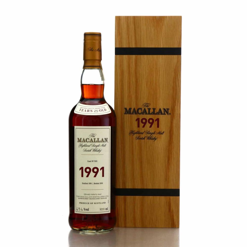 Image for Macallan 1991 Fine and Rare 25 Year Old #7021