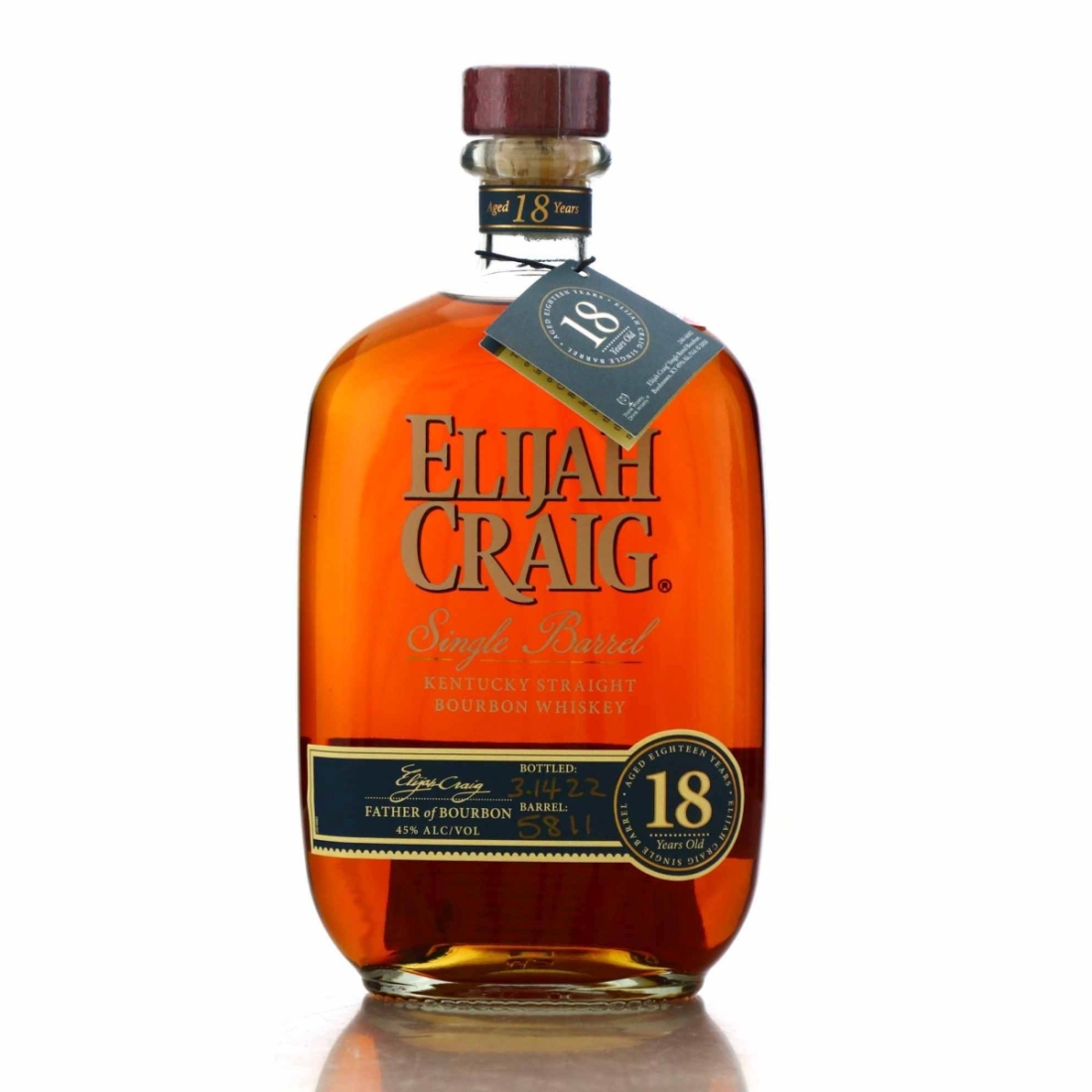Elijah Craig 18 Year Old Single Barrel #5811
