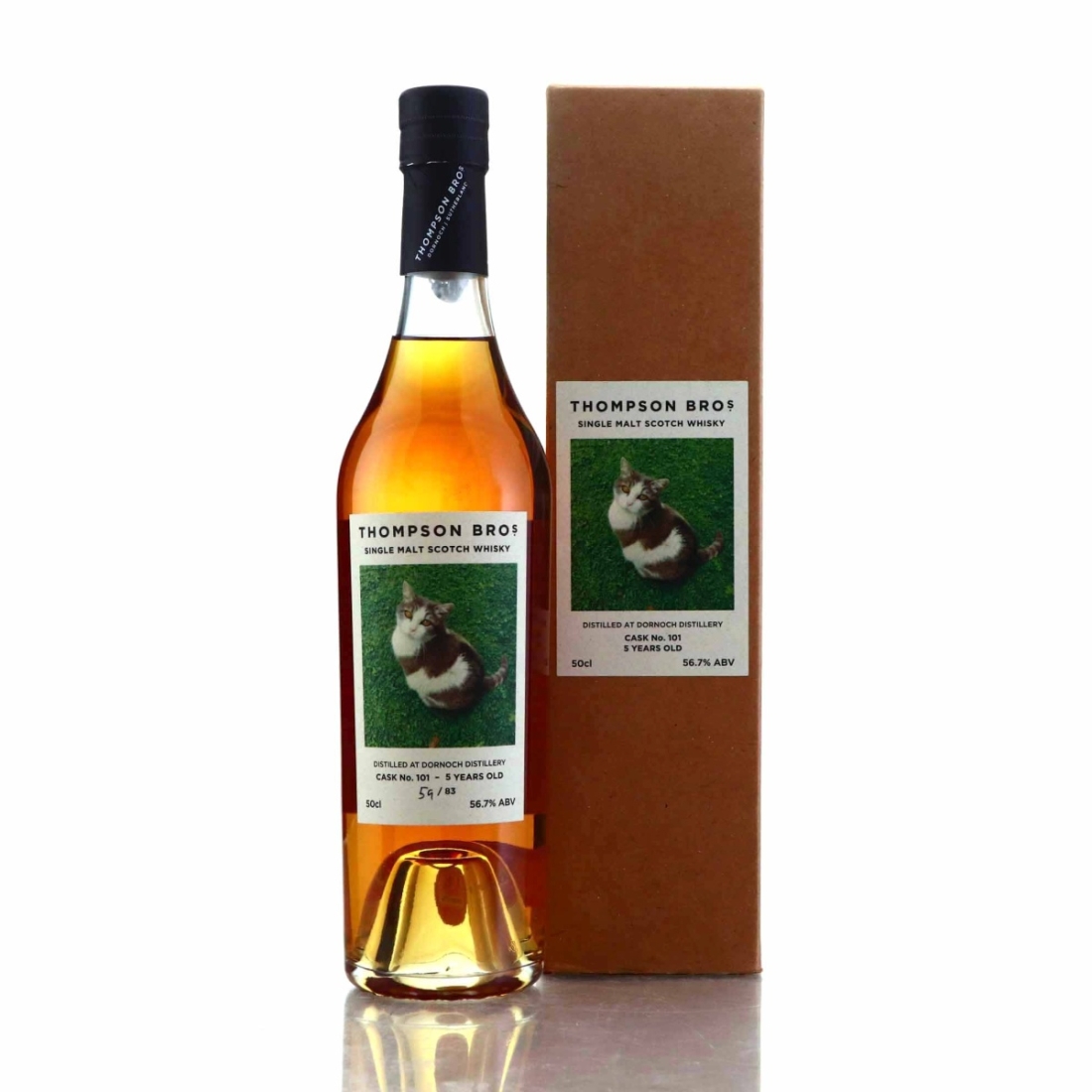 Dornoch 2018 Single Bourbon Cask 5 Year Old #101 50cl