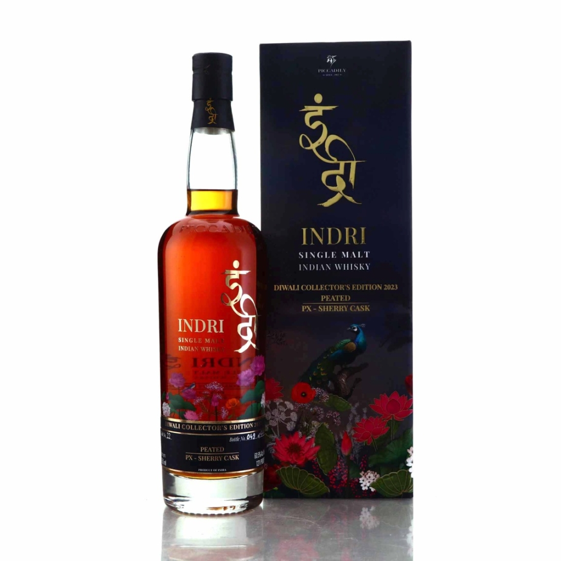 Indri Peated Single PX Cask #22 75cl / Diwali Collector's Edition 2023 - US Import