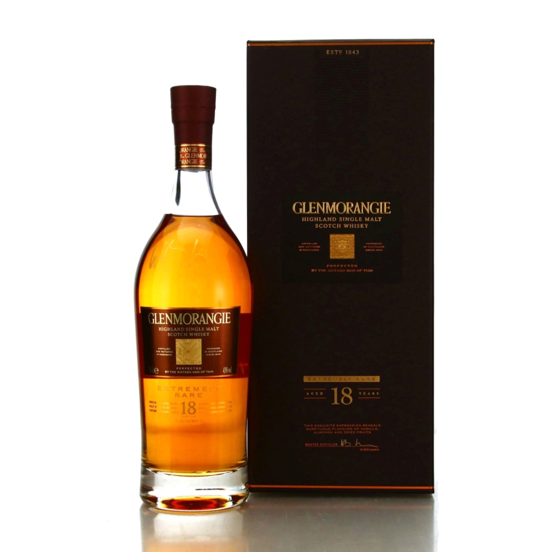 Glenmorangie 18 Year Old Extremely Rare / Signed by Bill Lumsden