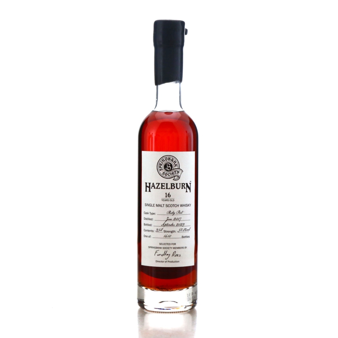 Hazelburn 16 Year Old Ruby Port Cask 35cl / Springbank Society