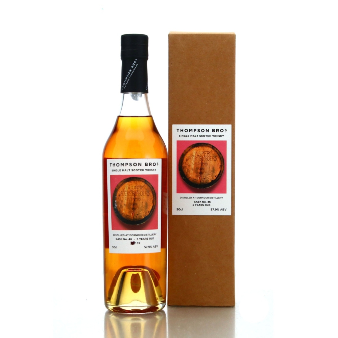 Dornoch 2017 Single Bourbon Cask 5 Year Old #46 50cl