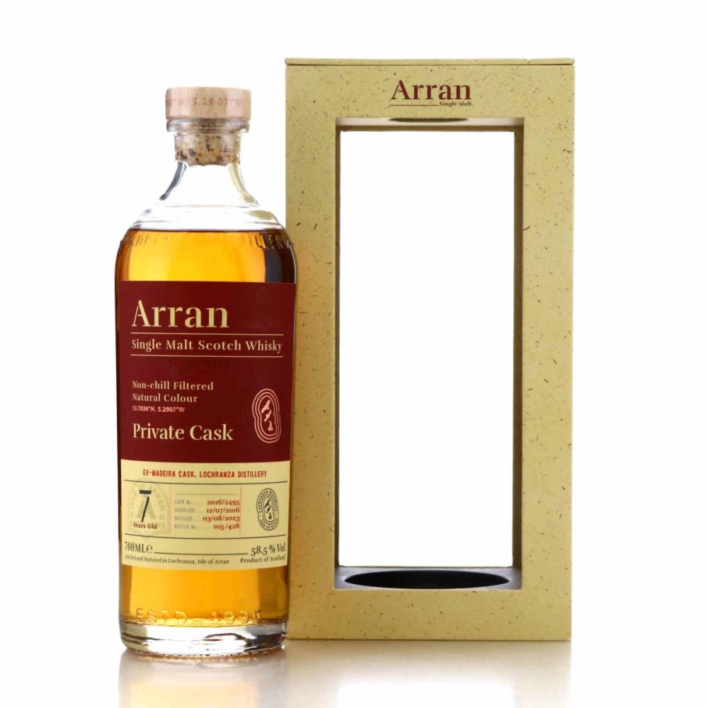 Arran 2016 Private Cask 7 Year Old #2495