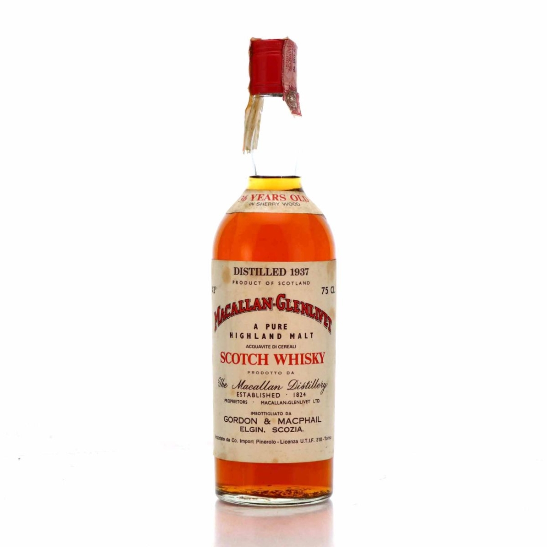 Macallan 1937 Gordon and MacPhail 36 Year Old / Edward & Edward