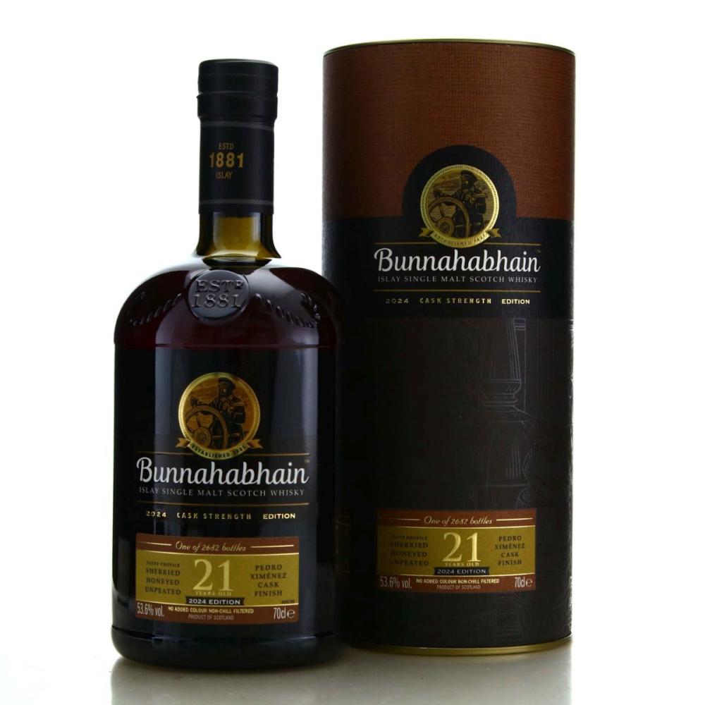 Bunnahabhain 21 Year Old Cask Strength 2024 Edition