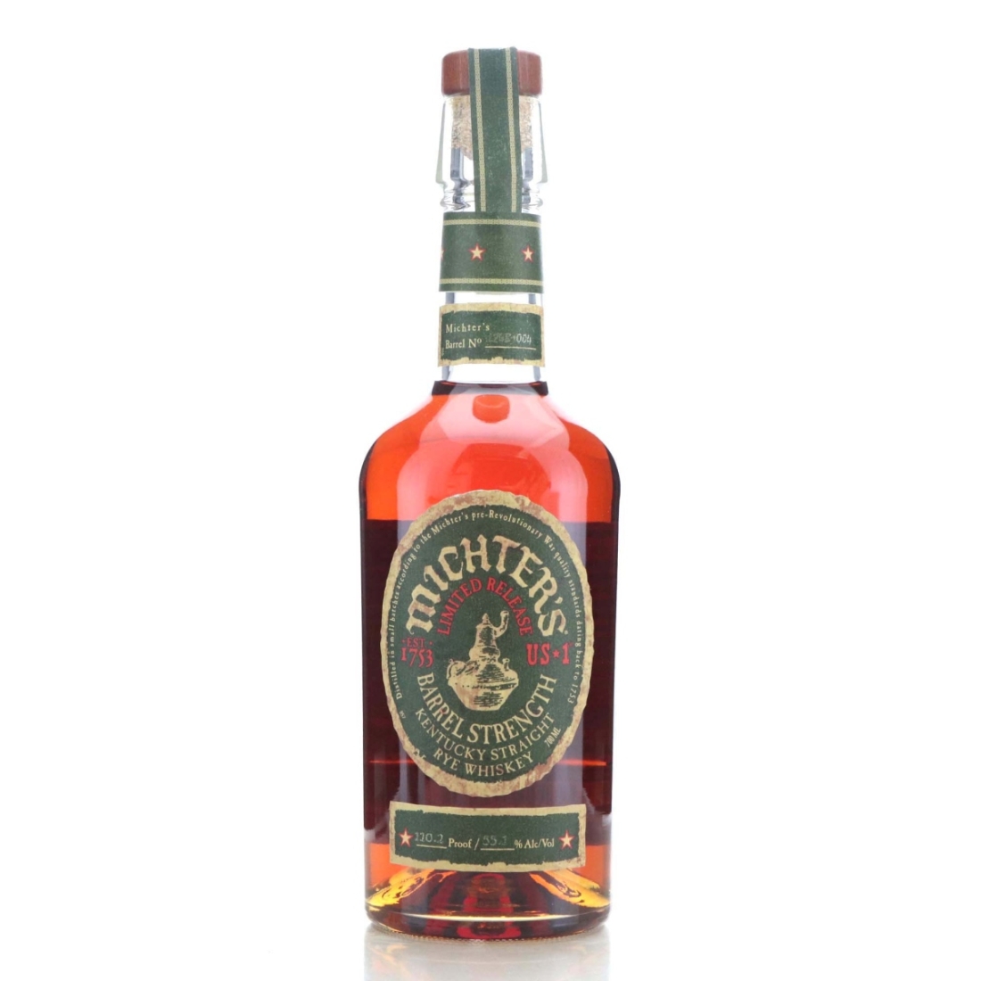 Michter's Barrel Strength Kentucky Straight Rye 2024B 70cl