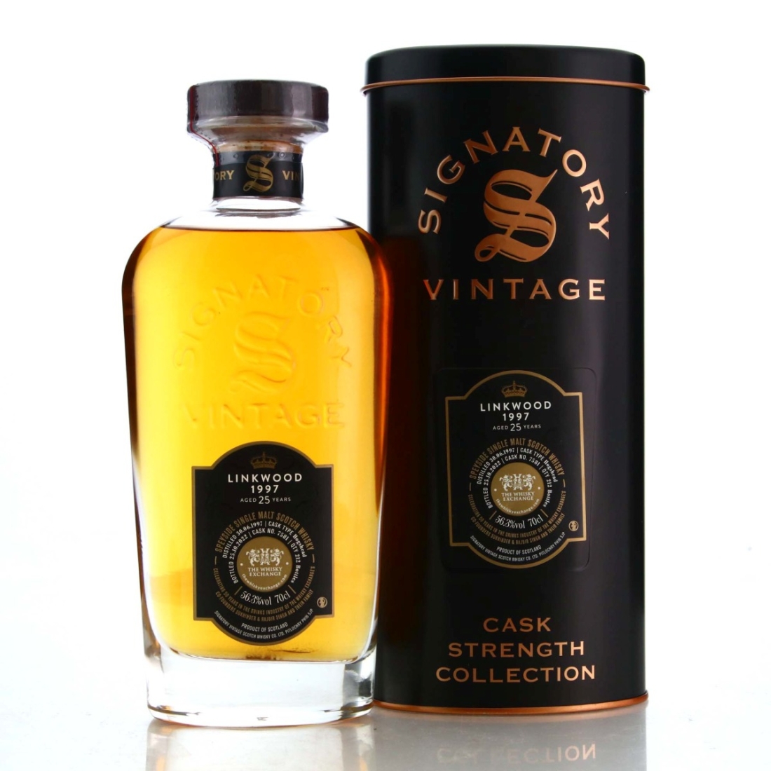 Linkwood 1997 Signatory Vintage 25 Year Old Cask Strength / TWE