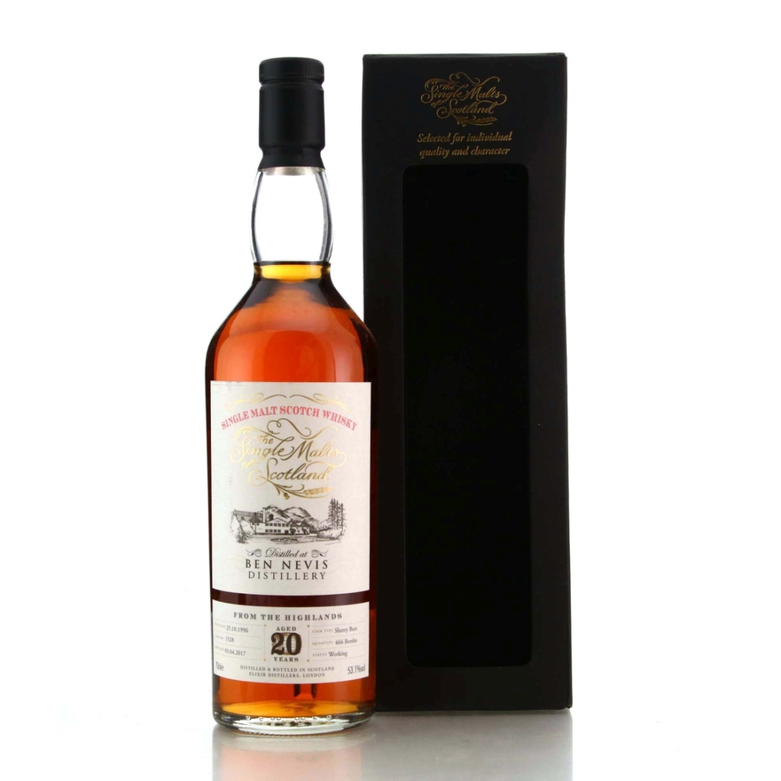 Ben Nevis 1996 Single Malts of Scotland 20 Year Old #1528