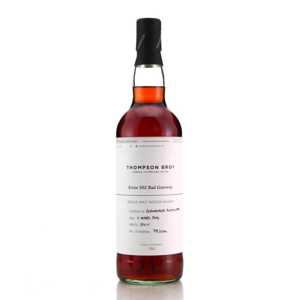 Glenrothes 2011 Thompson Brothers 11 Year Old / Error 502 Bad Gateway