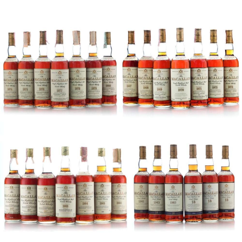 Image for Macallan 1960-1986 Vintage Vertical x 27