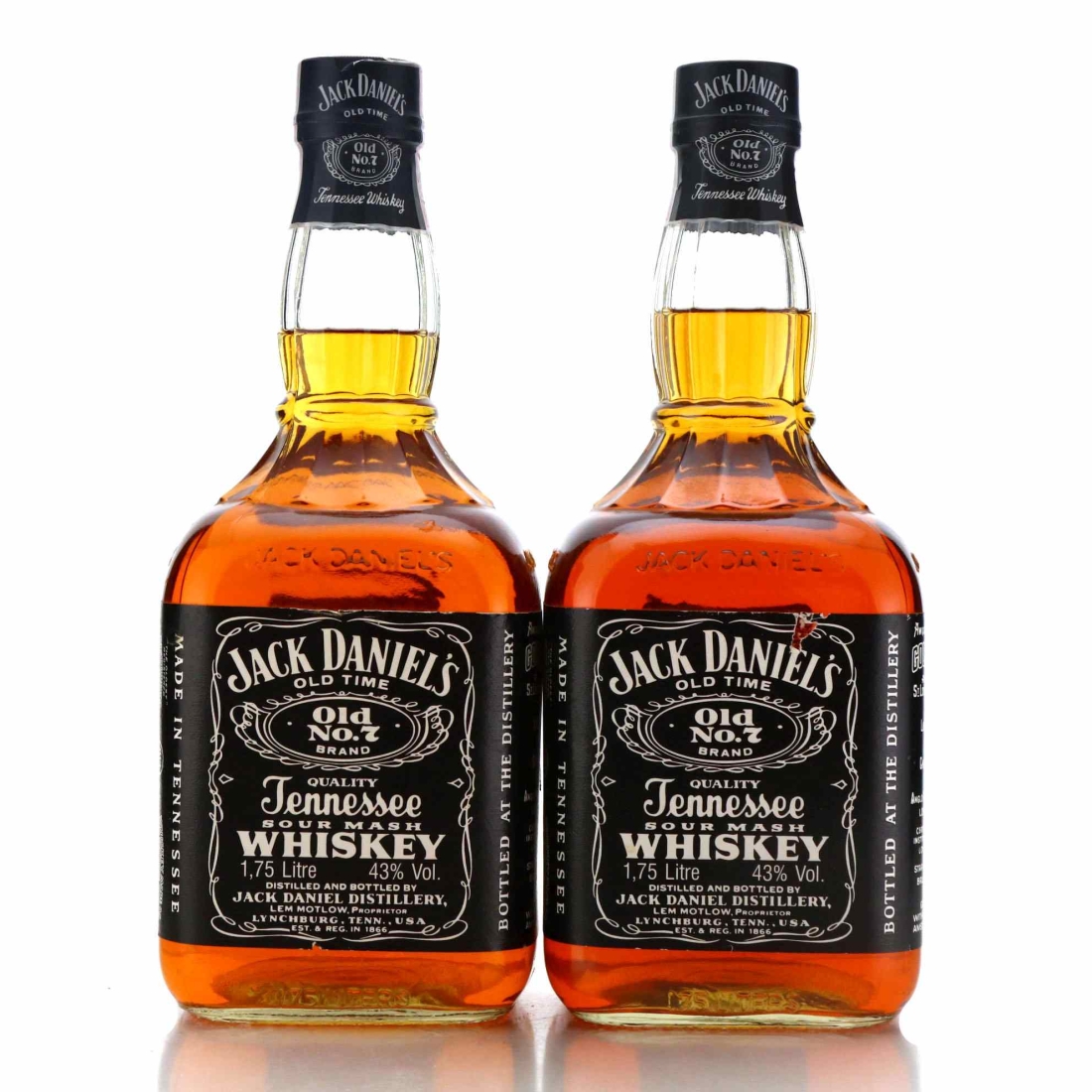 Jack Daniel's Old No.7 Brand 1.75 Litre 1991 2 x 1.75 Litre