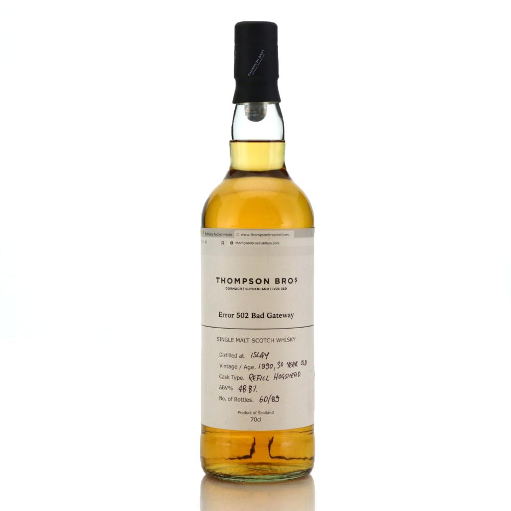 Islay Single Malt 1990 Thompson Brothers 30 Year Old / Error 502 Bad Gateway