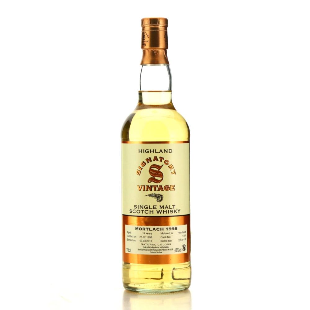 Mortlach 1998 Signatory Vintage 14 Year Old