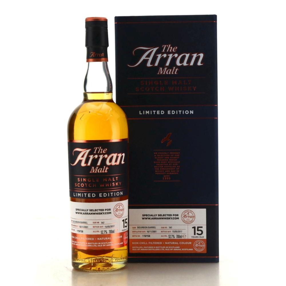 Arran 2001 Single Bourbon Cask 15 Year Old #747 / ArranWhisky