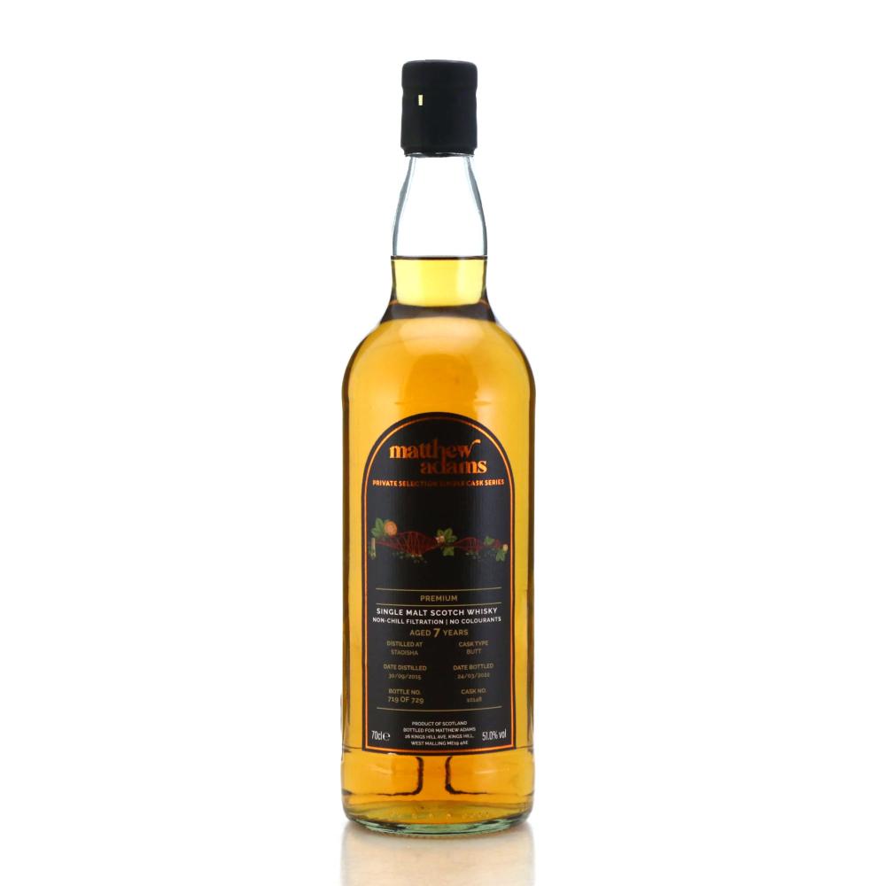 Bunnahabhain Staoisha 2015 Matthew Adams 7 Year Old