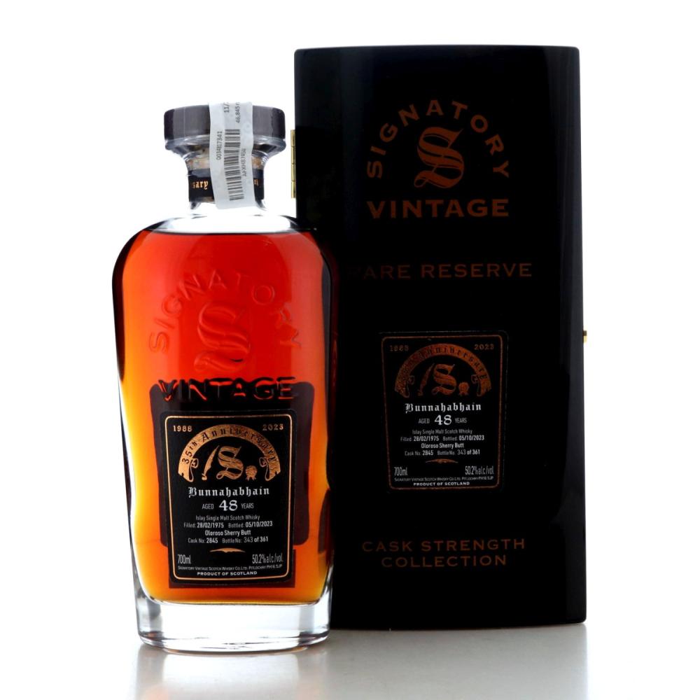 Bunnahabhain 1975 Signatory Vintage 48 Year Old Rare Reserve / 35th Anniversary
